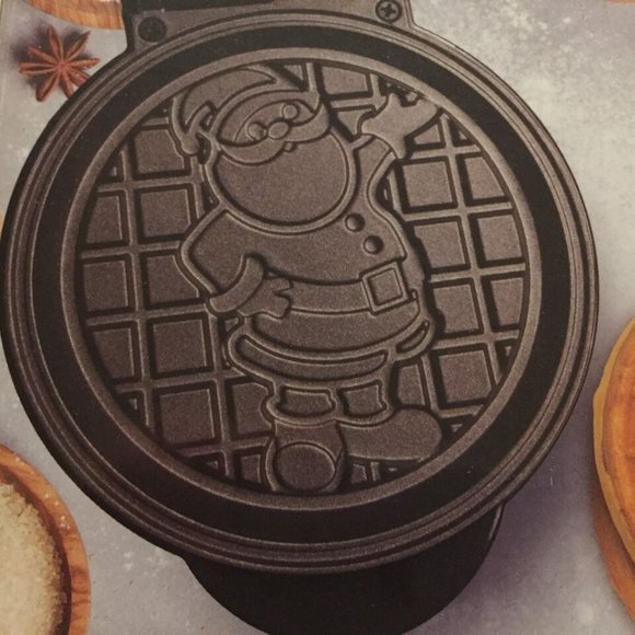 NEW My Mini Santa 5'' Waffle Maker - Picture 5 of 6